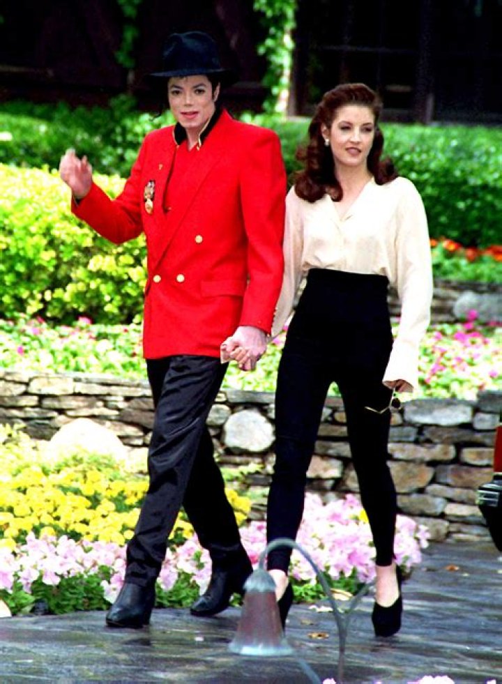 Michael Jackson and Lisa Marie Presley