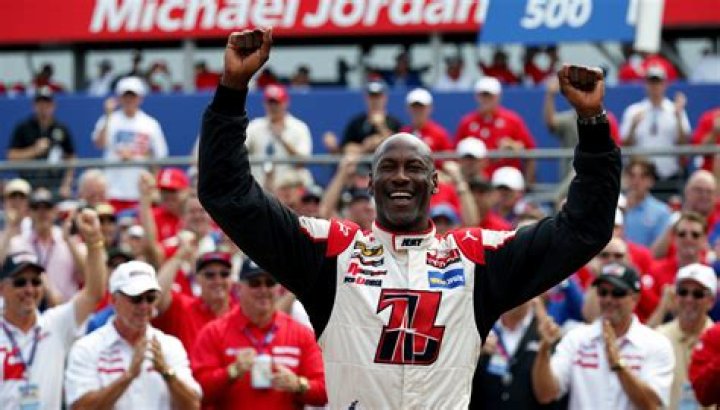 Michael Jordan Celebrates
