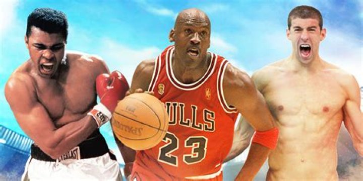Michael Jordan with athletes