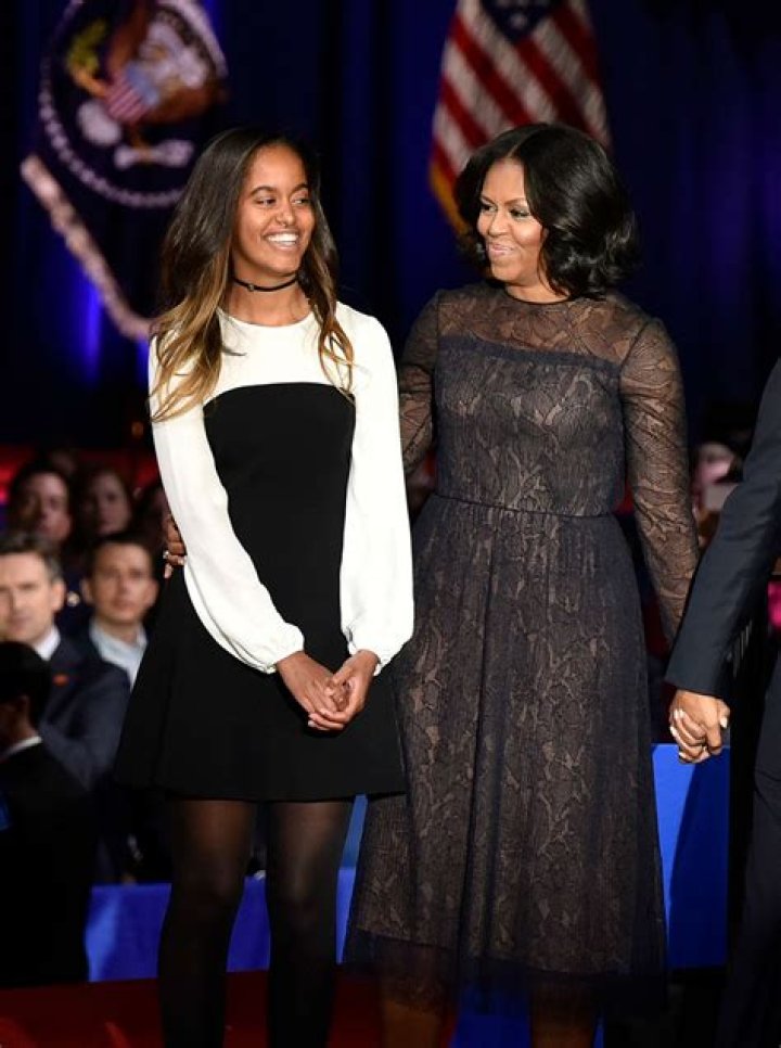 Michelle & Malia Obama.