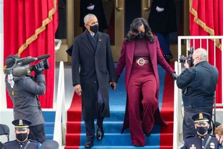 Michelle Obama and the Bidens