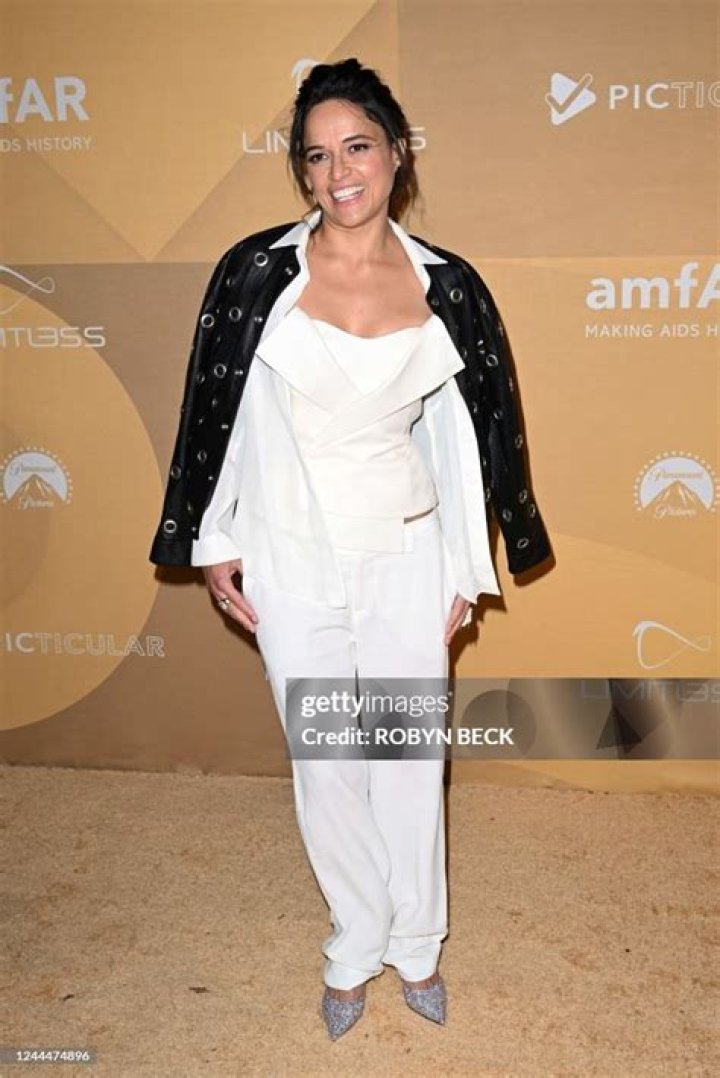 Michelle Rodriguez amfAR Gala, Arrivals, Fall Winter 2019, New York Fashion Week, USA - 06 Feb 2019 Wearing A.L.C.