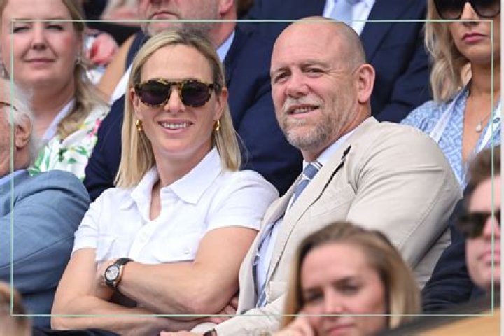 Mike Tindall & Zara Phillips At Wimbledon