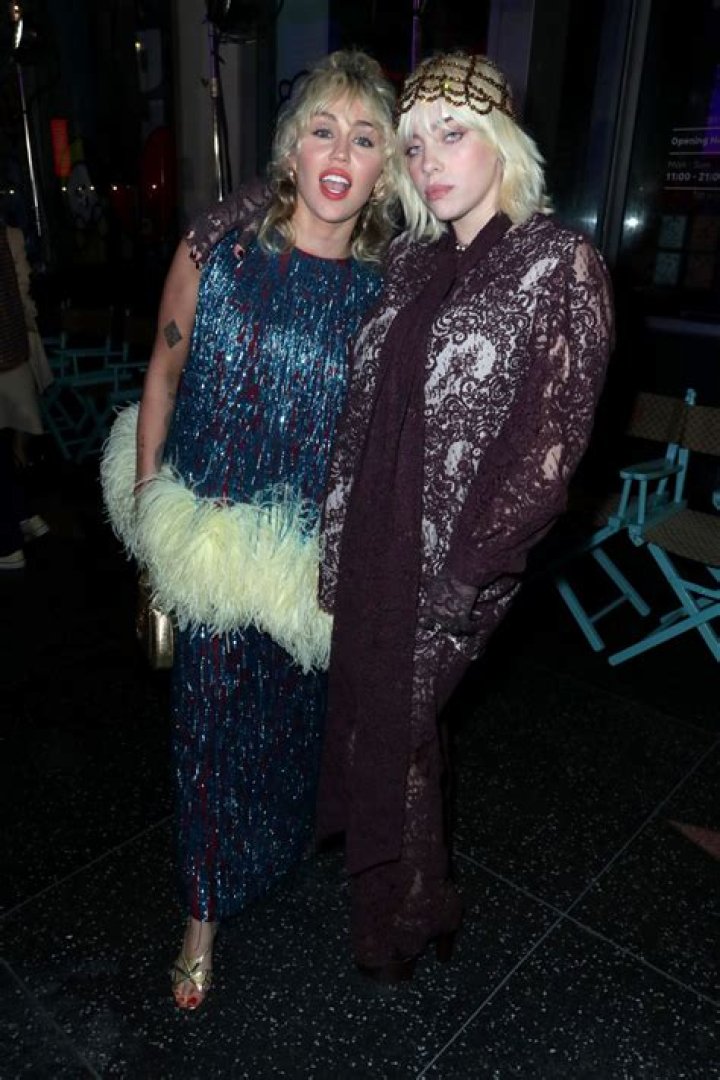 Miley Cyrus and Billie Eilish
