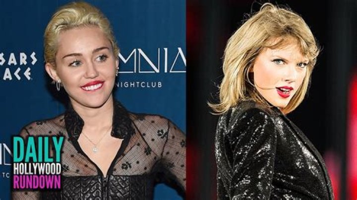 Miley Cyrus Disses Taylor Swift