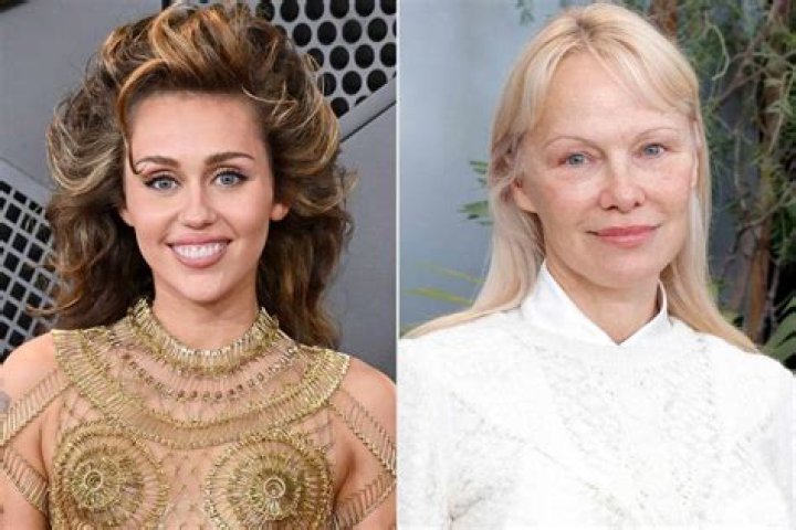 Miley Cyrus Pamela Anderson