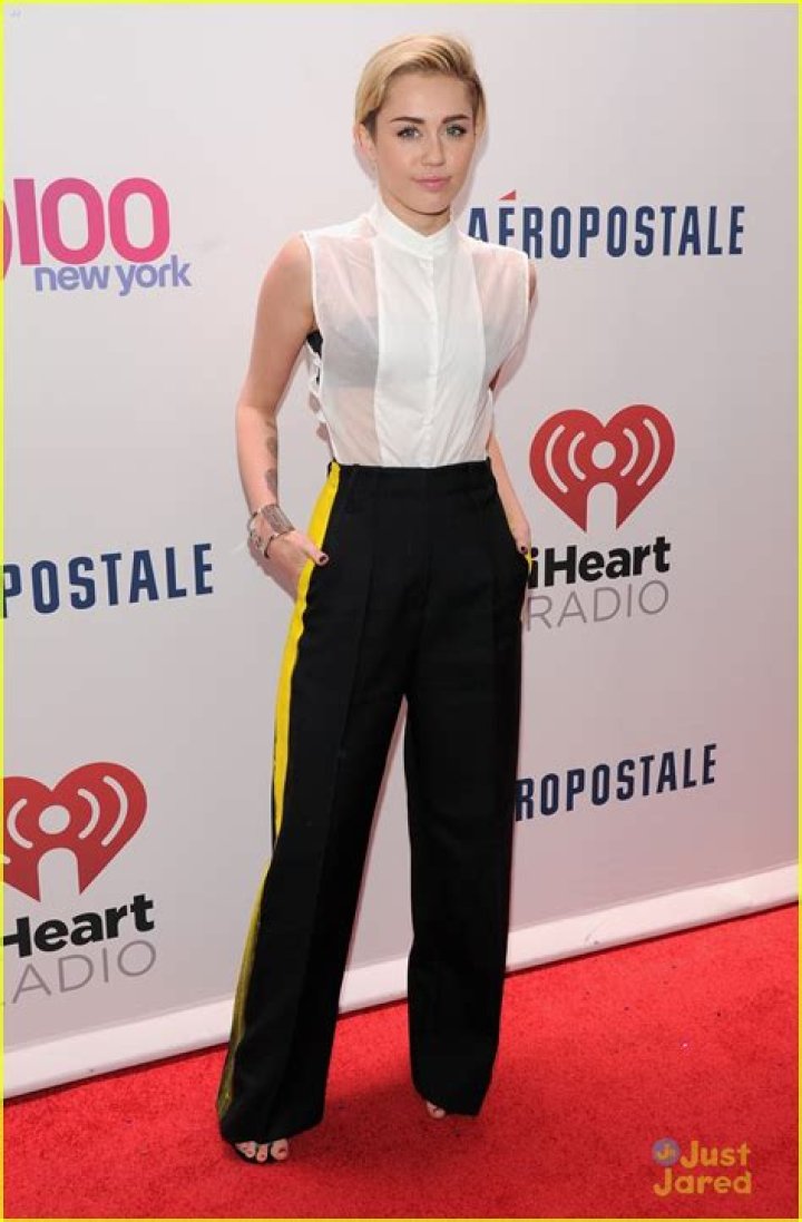 Miley Cyrus Z100 Jingle Ball, New York, America - 13 Dec 2013