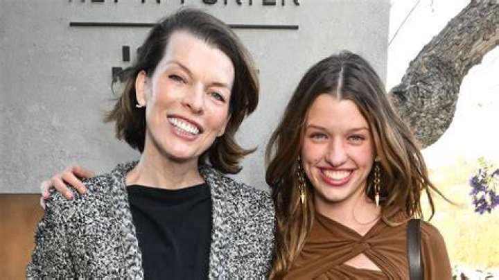 Milla Jovovich with her daughter Ever in Beverly Hills