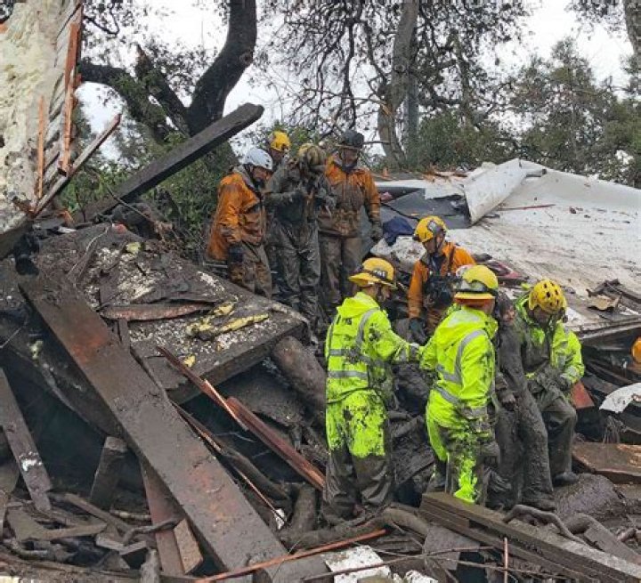 Mudslides follow wildfires, Montecito, USA &ndash; 09 Jan 2018