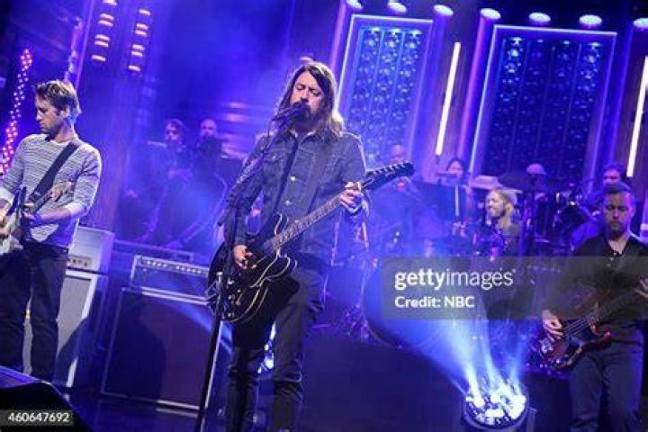Nate Mendel, Dave Grohl, Taylor Hawkins, Director BJ McDonnell, Rami Jaffee, Chris Shiflett and Pat Smear Foo Fighters and Director BJ McDonnell at Los Angeles opening day screenings of Open Road's STUDIO 666, Los Angeles, CA, USA - 25 February 2022
