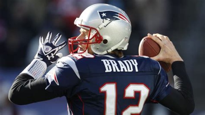 New England Patriots quarterback Tom Brady is interviewed by Jim Nantz after defeating the Los Angeles Rams during NFL Super Bowl 53, in Atlanta. The Patriots won 13-3 Patriots Rams Super Bowl Football, Atlanta, USA - 03 Feb 2019