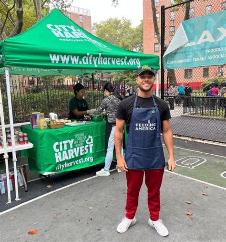Nick Creegan Volunteers with Feeding America