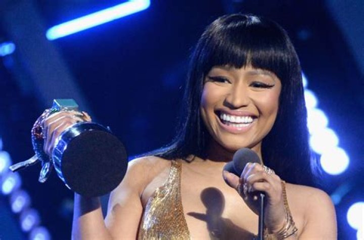 Nicki Minaj accepts the Best Hip Hop Video award during the European MTV Awards in Bilbao, Spain Spain European MTV Awards 2018 Show - 04 Nov 2018