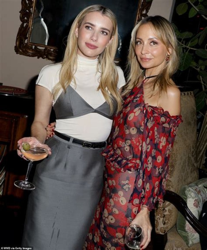 Nicole Richie and Emma Roberts