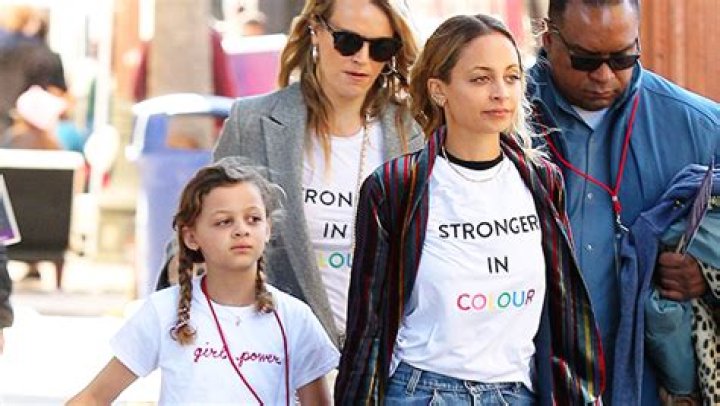 Nicole Richie with her daughter in LA