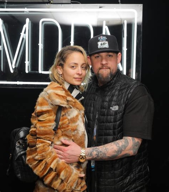Nicole Richie with her husband and daughter