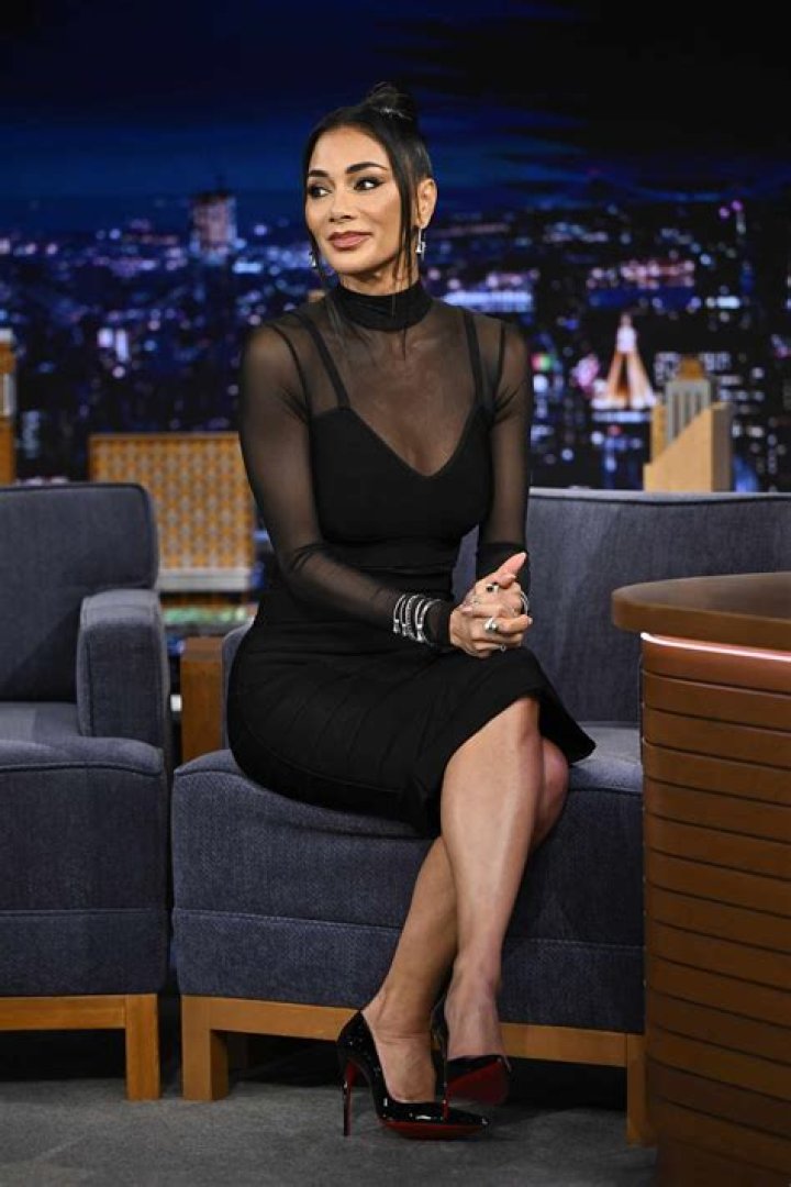 Nicole Scherzinger In A Sheer Jumpsuit