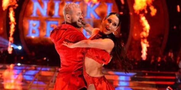 Nikki Bella Rocks A Crop Top To Dance With Artem Chigvintsev In The Kitchen