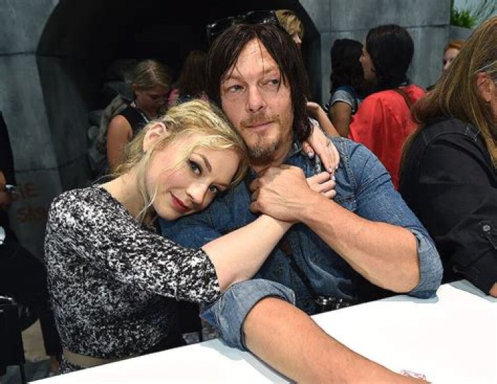 norman reedus response dating emily kinney