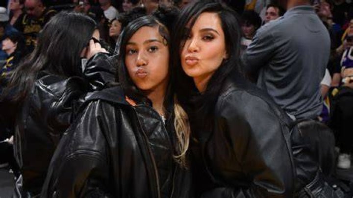 North West & Mom Kim Kardashian on an outing