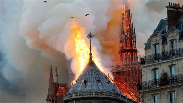 Notre Dame Cathedral On Fire — PICS