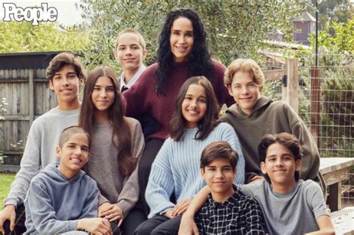 Octomom Nadya Suleman and some of her kids out and about, Anaheim, California, America &ndash; 13 Mar 2009