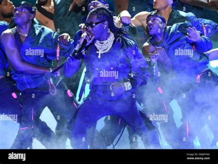 Offset performs at the BET Awards on Sunday, June 23, 2019, at the Microsoft Theater in Los Angeles. (Photo by Chris Pizzello/Invision/AP)