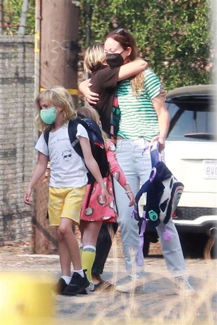 Olivia Wilde Drops Her Kids Off At School After Romantic Stroll With Harry Styles Through LA