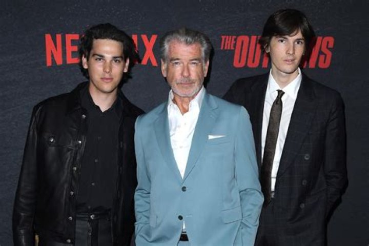 Paris Brosnan, Pierce Brosnan and Dylan Brosnan 'The Out-Laws' film premiere, Los Angeles, California, USA - 26 Jun 2023