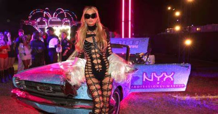 Paris Hilton Slays In Sheer Red Swimsuit & 6 More Stars Rocking The ‘Baywatch’-Inspired Look