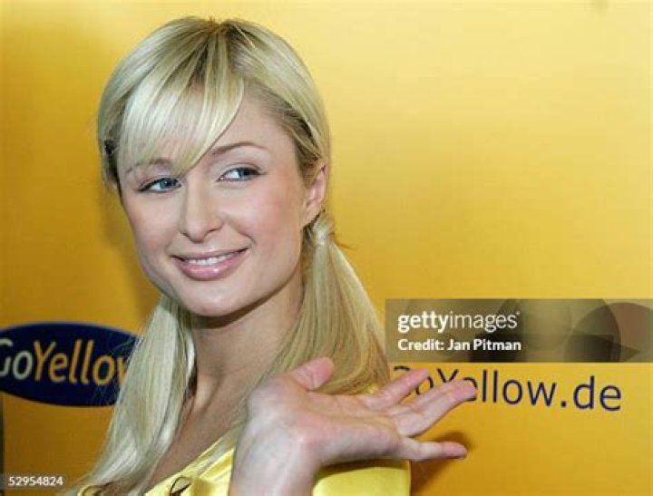 Paris Hilton smiles