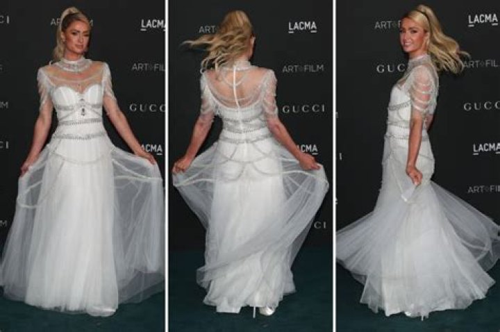 Paris Hilton twirling