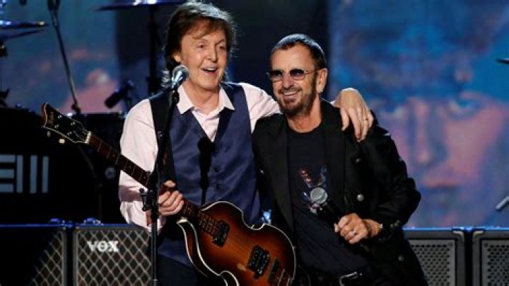 Paul McCartney and Ringo Starr in London