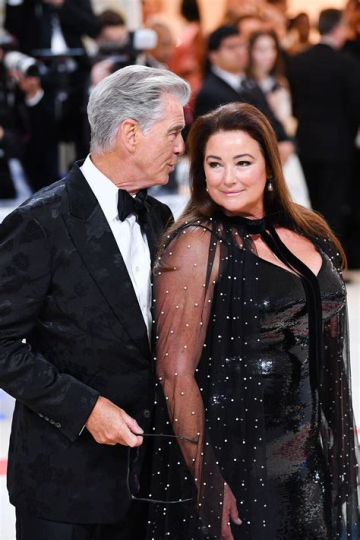 Pierce Brosnan and wife Keely Shaye Smith 'Mamma Mia! Here We Go Again' film premiere, Arrivals, London, UK - 16 Jul 2018