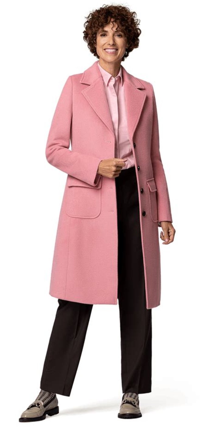pink coat