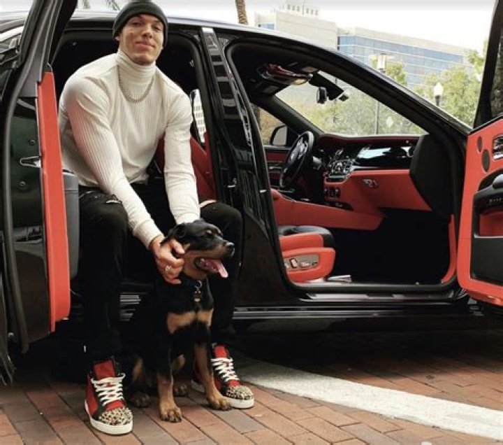 Posing With His Pooch