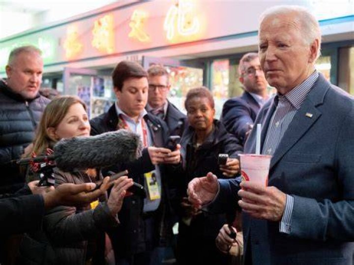 President Biden Speaks With Reporters Following The Shooting