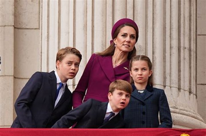 Prince George, Princess Charlotte and Prince Louis Platinum Jubilee Pageant, London, UK - 05 Jun 2022