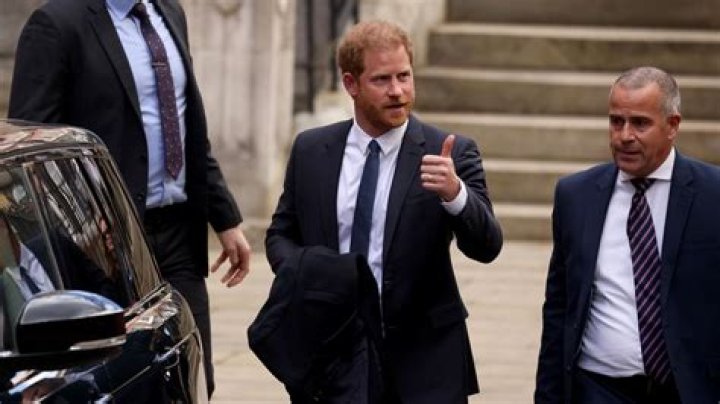 Prince Harry Arriving In High Court