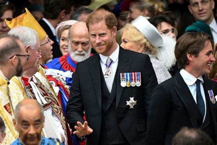 Prince Harry At His Father&rsquo;s Second Wedding