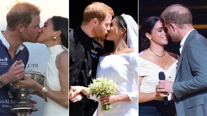 Prince Harry passionately kisses Meghan Markle