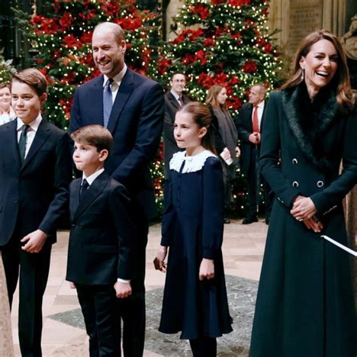Prince Louis Looks Identical To Prince George As Kids Join William & Kate For Queen’s Christmas Lunch