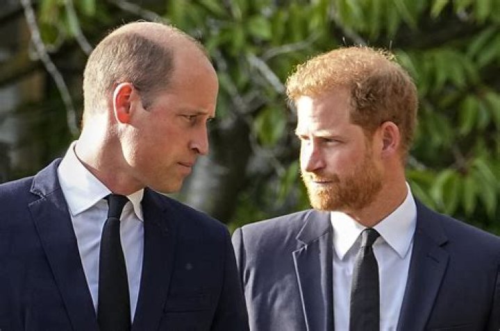 Princes Harry And William With Their Father And Great Grandmother