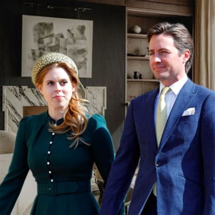 Princess Beatrice and husband Edoardo Mapelli Mozziin the Royal Box Wimbledon Tennis Championships, Day 10, The All England Lawn Tennis and Croquet Club, London, UK - 08 Jul 2021