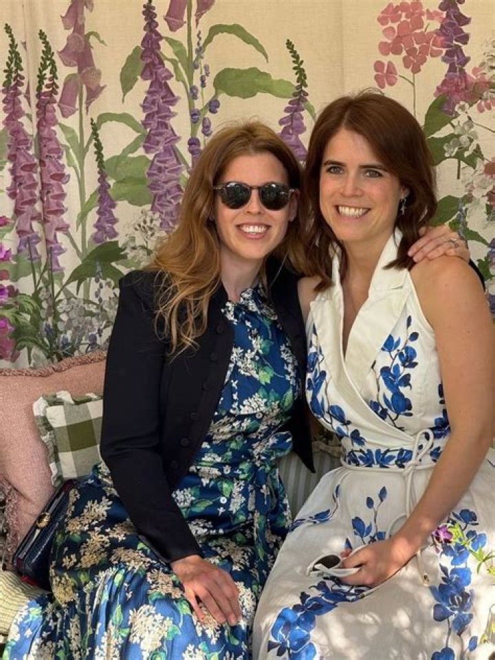 Princess Beatrice Looks Gorgeous As Her Sister Eugenie’s Maid Of Honor In Navy Dress