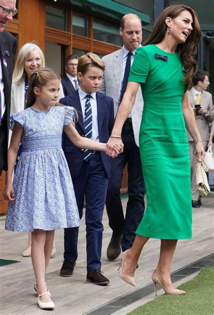 Princess Charlotte and Prince William of Wales depart St. Mary Magdalene Church Christmas Day church service, St. Mary Magdalene Church, Sandringham, Norfolk, UK - 25 Dec 2023