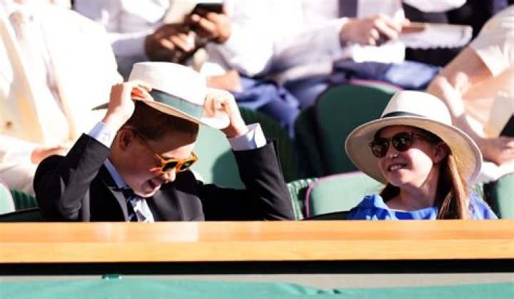 Princess Charlotte in the Royal Box on Centre Court Wimbledon Tennis Championships, Day 14, The All England Lawn Tennis and Croquet Club, London, UK - 16 Jul 2023