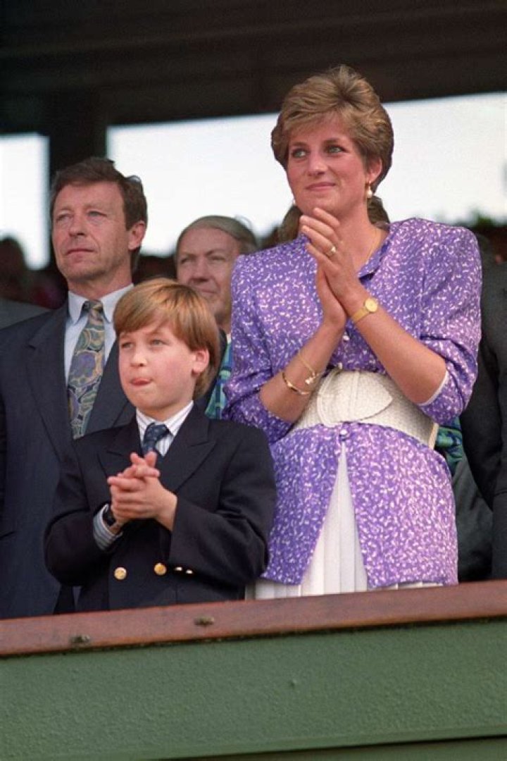 Princess Diana At The Wimbledon Tennis Championships