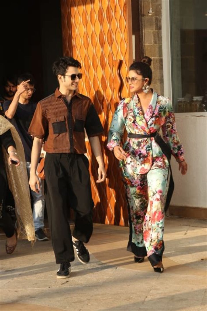 Priyanka Chopra & Rohit Saraf for The Sky Is Pink promotion in Mumbai, India. 04 Oct 2019 Pictured: Priyanka Chopra. Photo credit: Varinder Chawla / MEGA TheMegaAgency.com +1 888 505 6342 (Mega Agency TagID: MEGA519971_011.jpg) [Photo via Mega Agency]