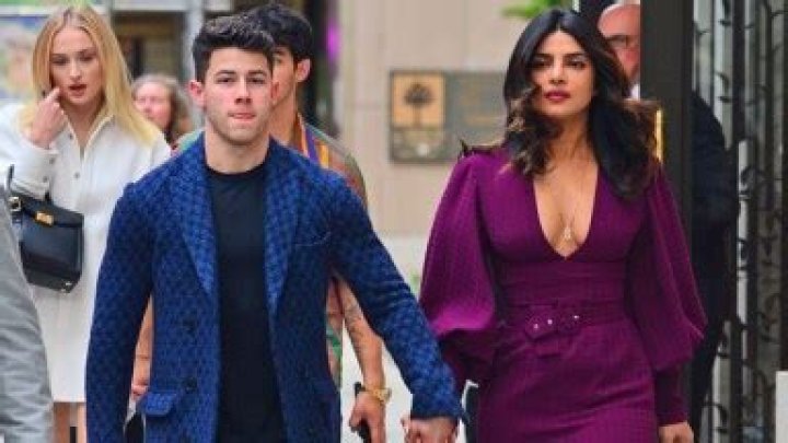 Priyanka Chopra Wows In Purple Dress On Jonas Double Date With Sophie – Hollywood Life